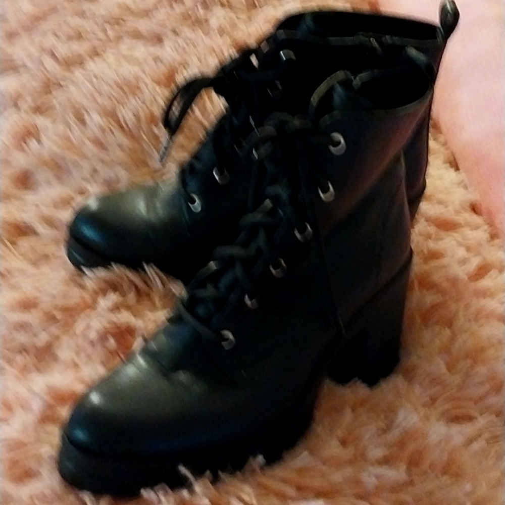 BP Nordstrom Mason Combat Leather Boots